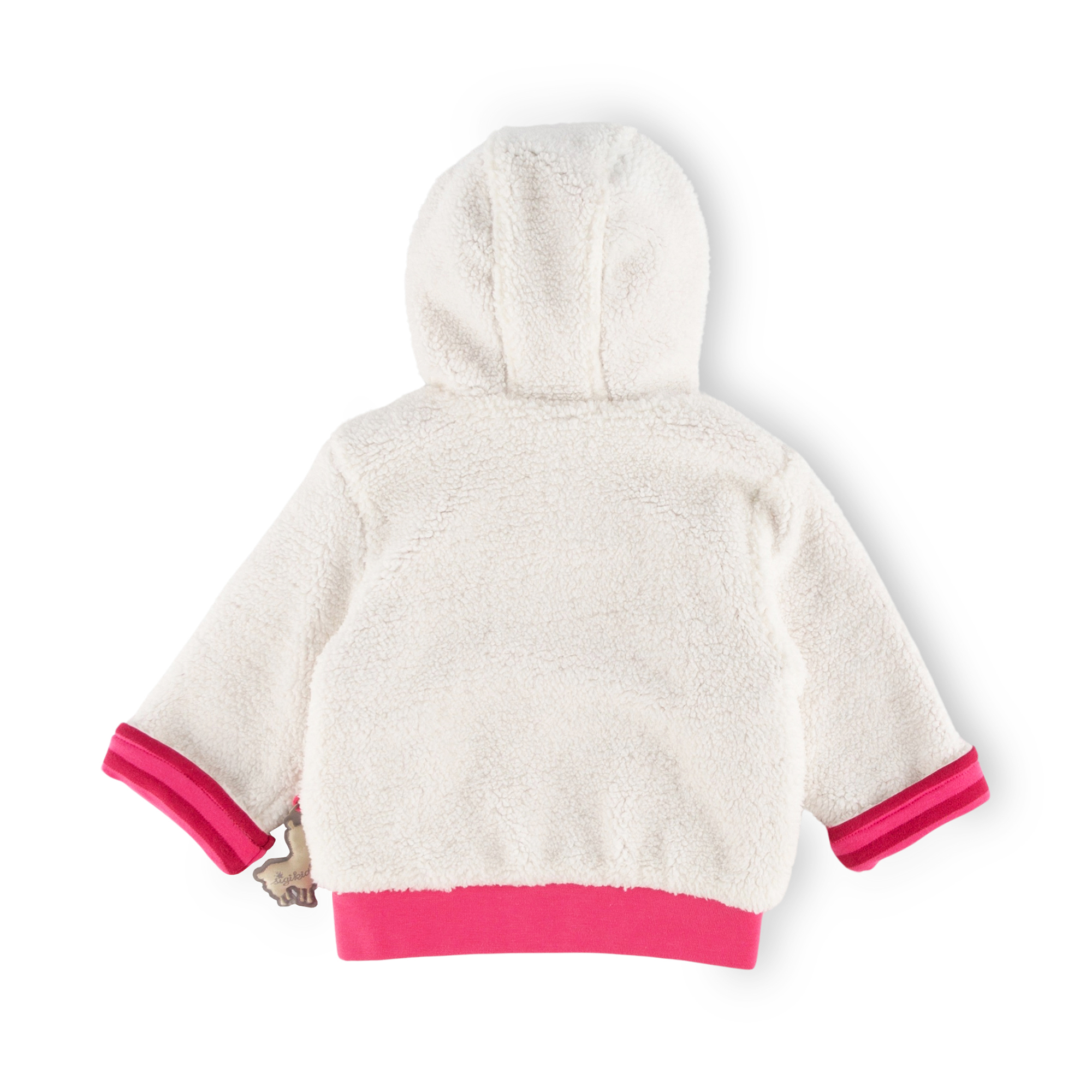 Baby Teddyjacke Lama, weiß