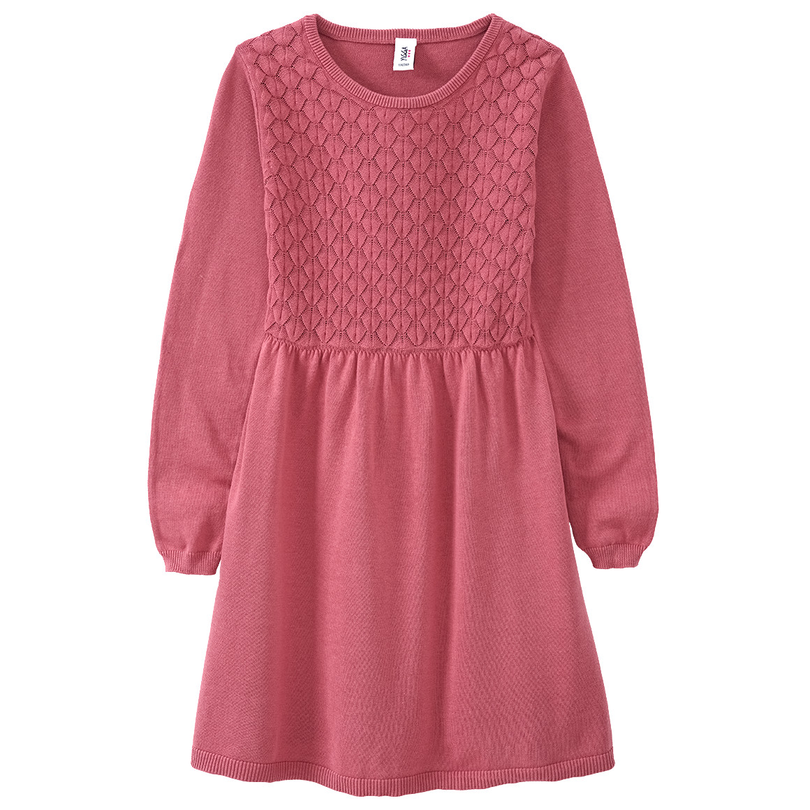 Mädchen Strickkleid mit Struktur