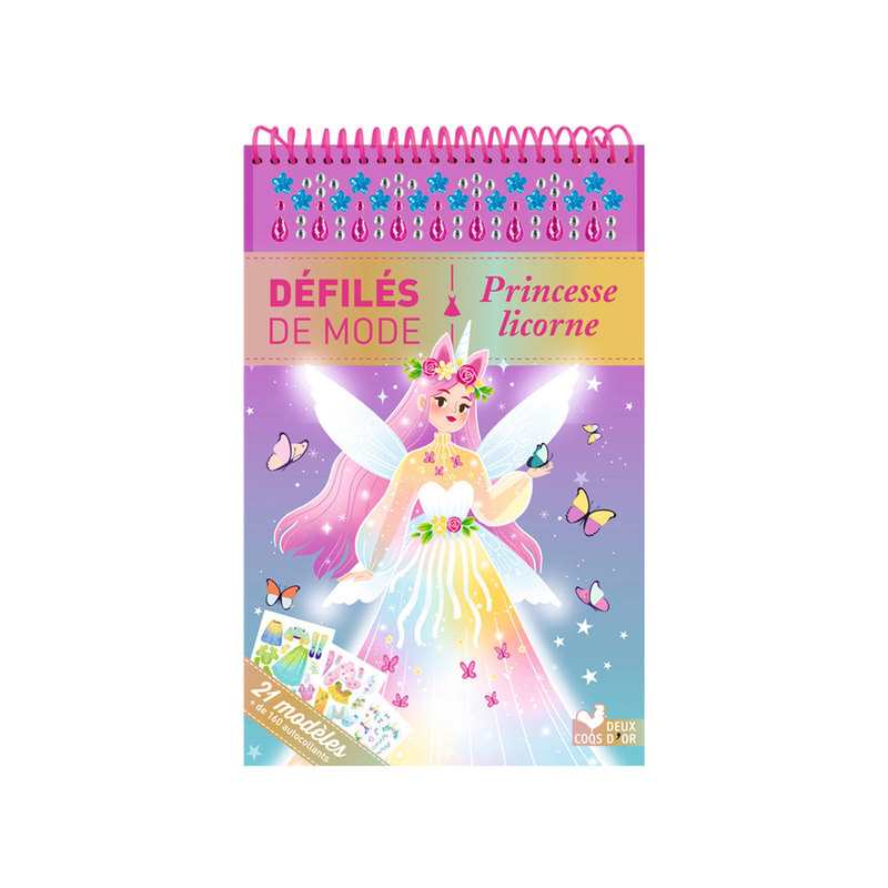 Livre Défilés de mode, princesse licorne - Deux Coqs d’Or