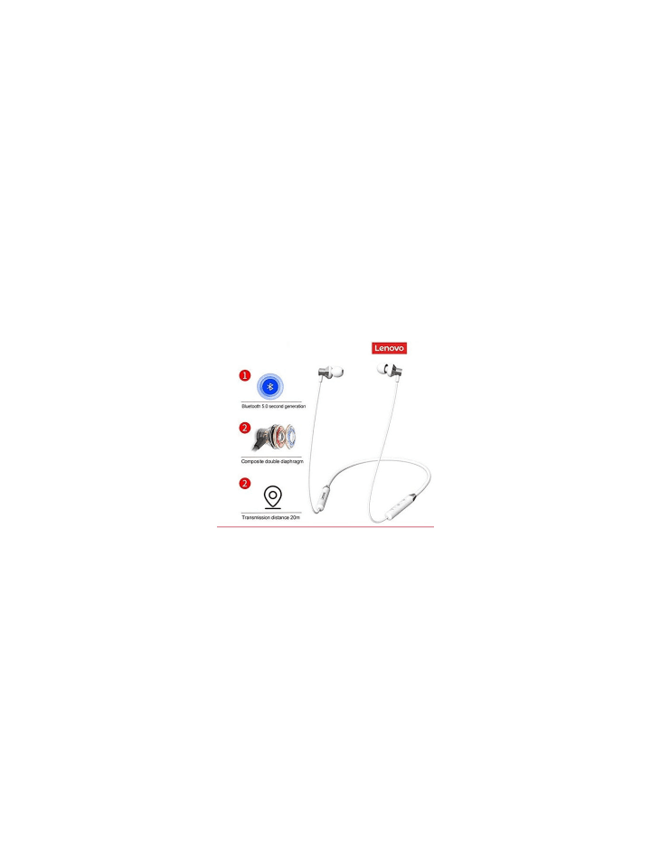 Lenovo Lenovo AudioFlex 10X In-Ear Bluetooth Kopfhörer | Weiß in Weiß günstig kaufen onesize