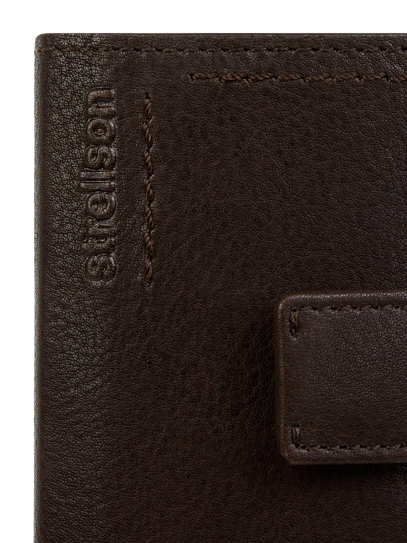 Kartenetui aus Leder Modell 'Norton C-Two' in dunkelbraun