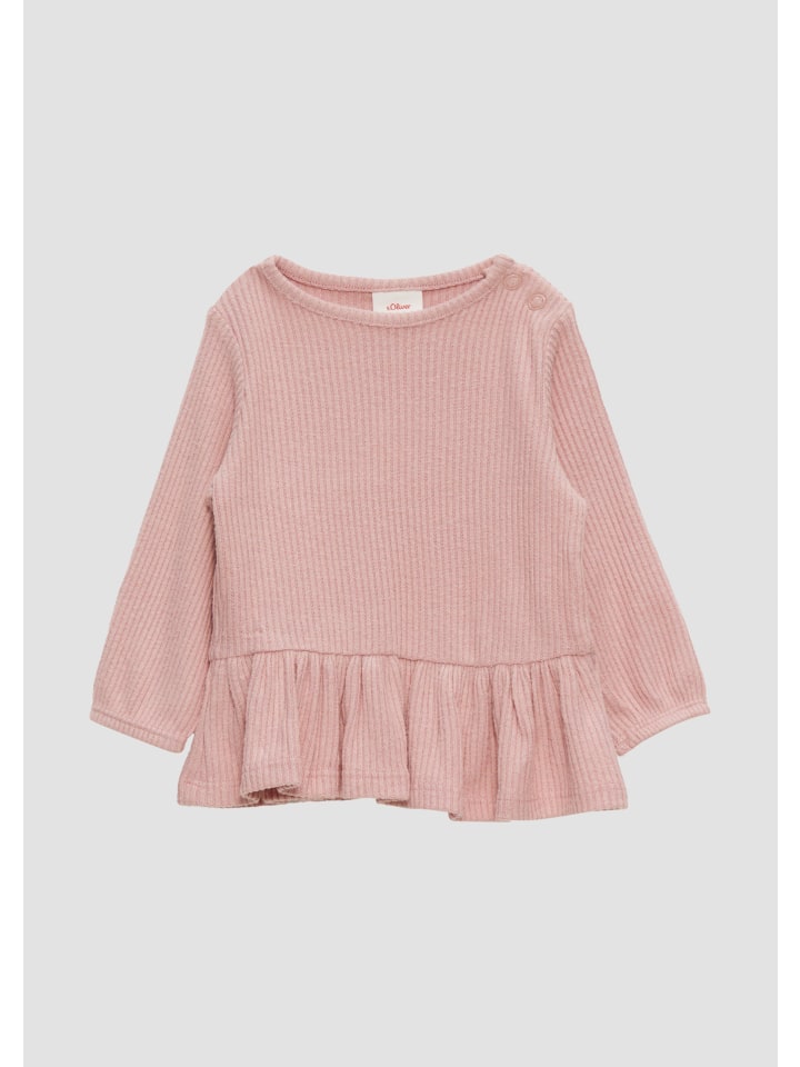 s.Oliver T-Shirt langarm in Pink günstig kaufen