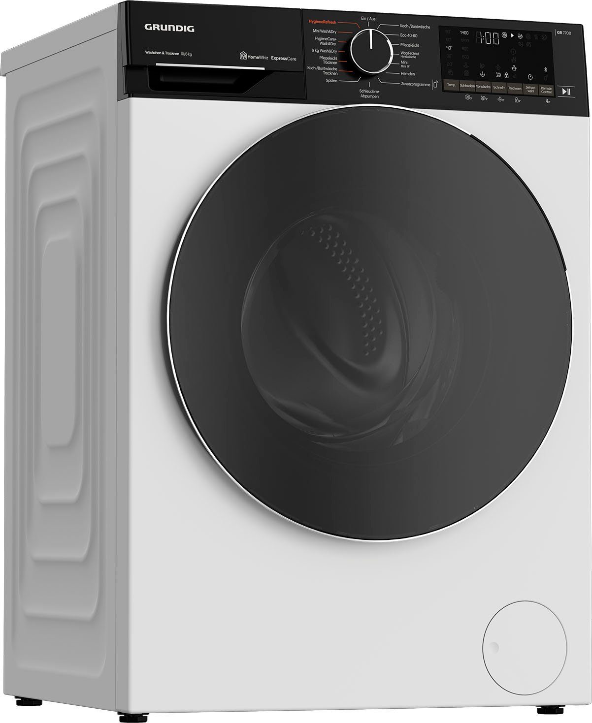 Grundig Waschtrockner GD7P510447W, 10 kg, 6 kg, 1400 U/min