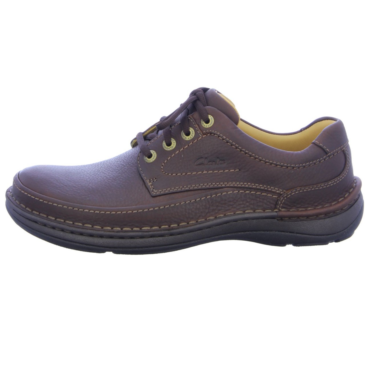 CLARKS Komfort Schnürer braun Nature three