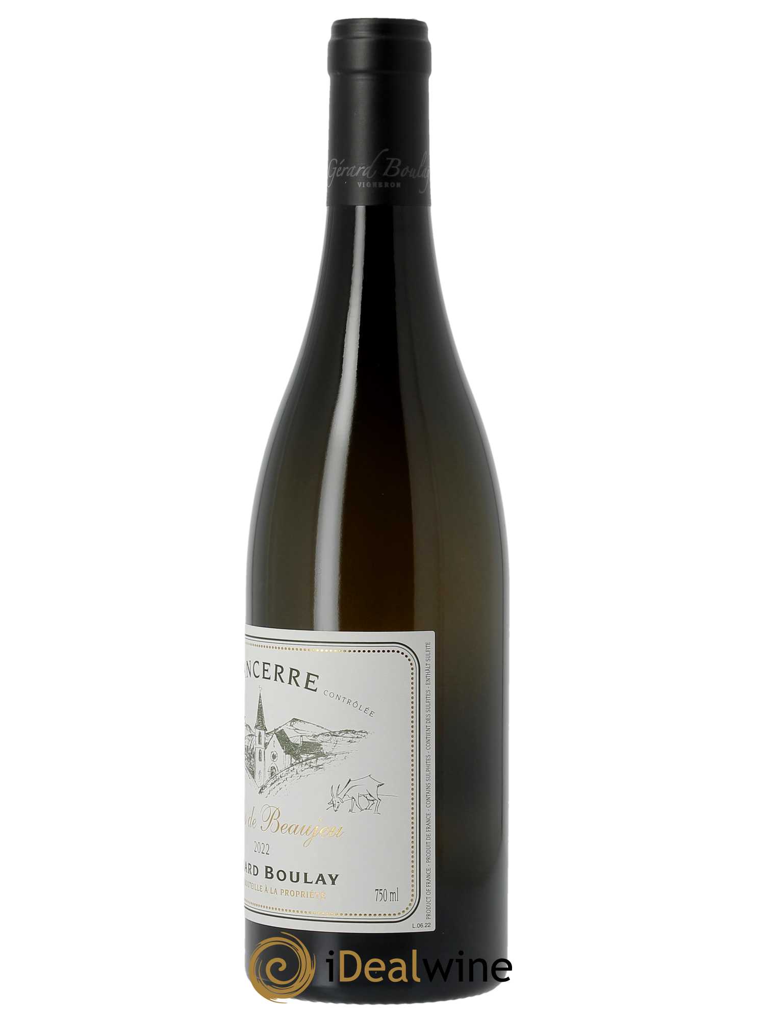 Sancerre Clos de Beaujeu Gérard Boulay  2022 - Lot de 1 Bouteille
