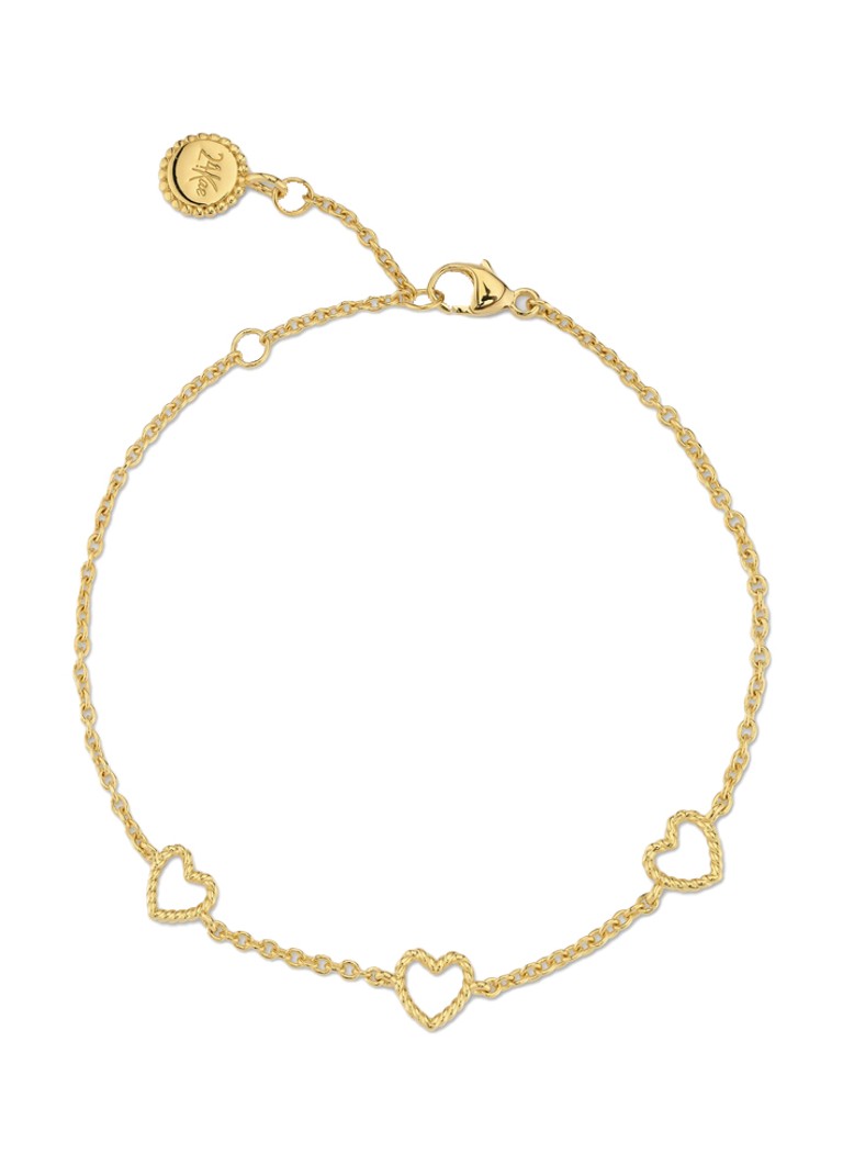 24Kae Bracelet gold plated 22460Y