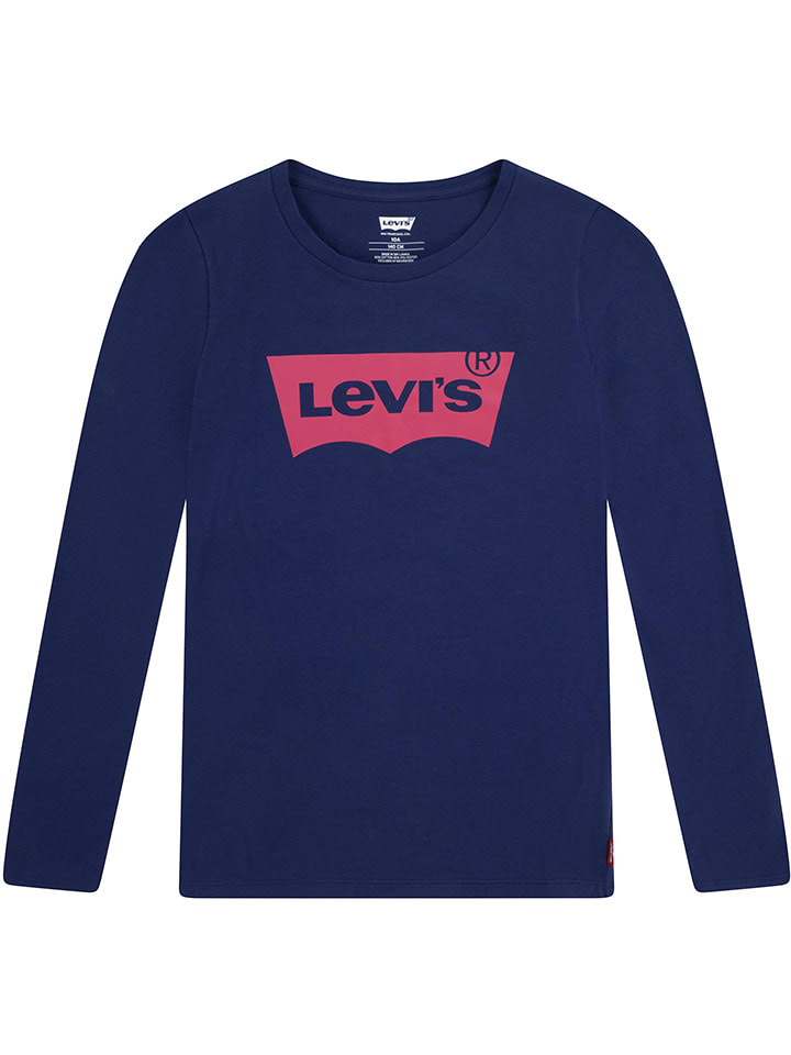 Levi's Kids Longsleeve in Dunkelblau günstig kaufen