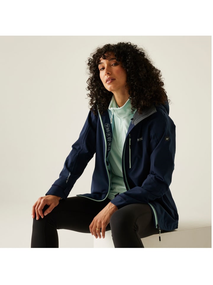 Regatta Birchdale II Funktionsjacke mit Kapuze in Navy günstig kaufen