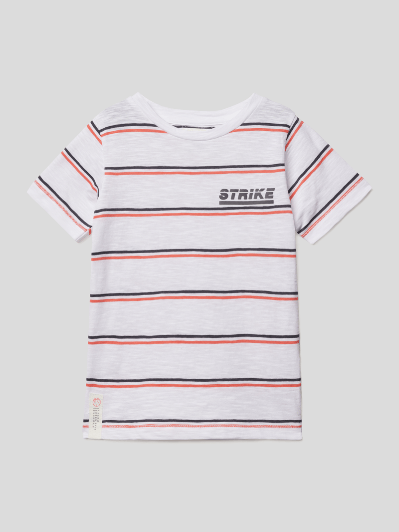 T-Shirt aus Baumwolle in offwhite