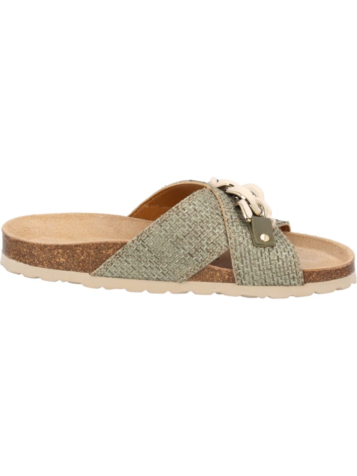palado Pantoletten in olive günstig kaufen