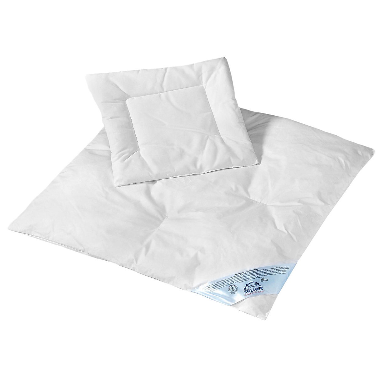 Baby Bettdecke & Kissen Set Feder/Daune NOMITE (15%), 80 x 80 cm und 35 x 40 cm