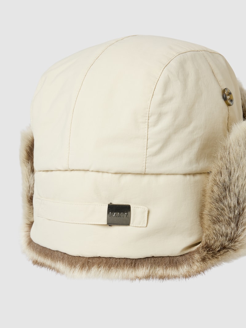 Mütze mit Ohrenklappen Modell 'KAMIKAZE' in beige