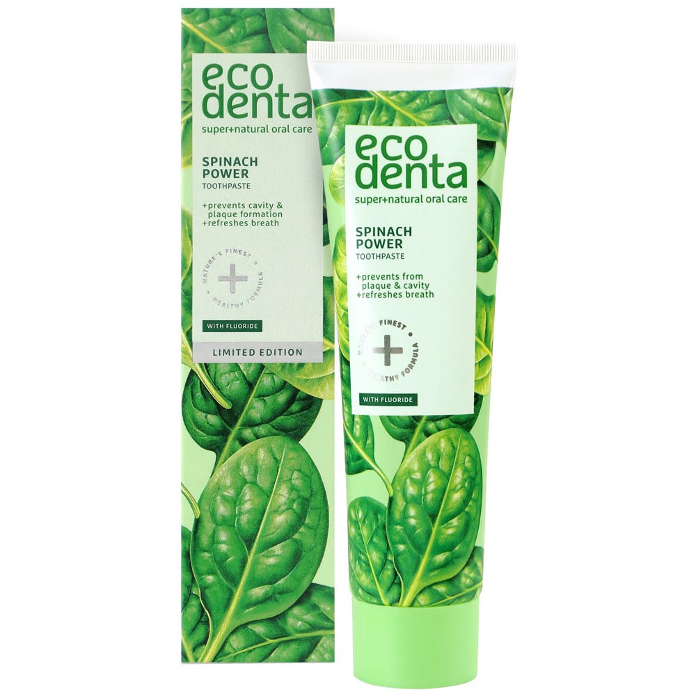 Ecodenta Zahnpasta mit Spinat Limited Edition 100 ml