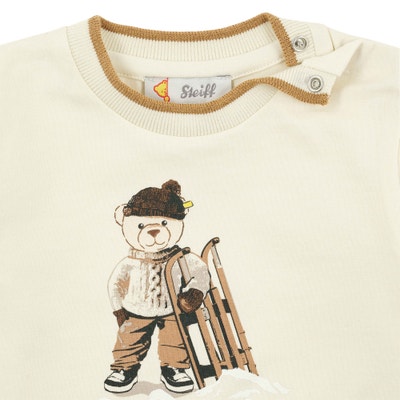T-Shirt langarm, beige für Jungs