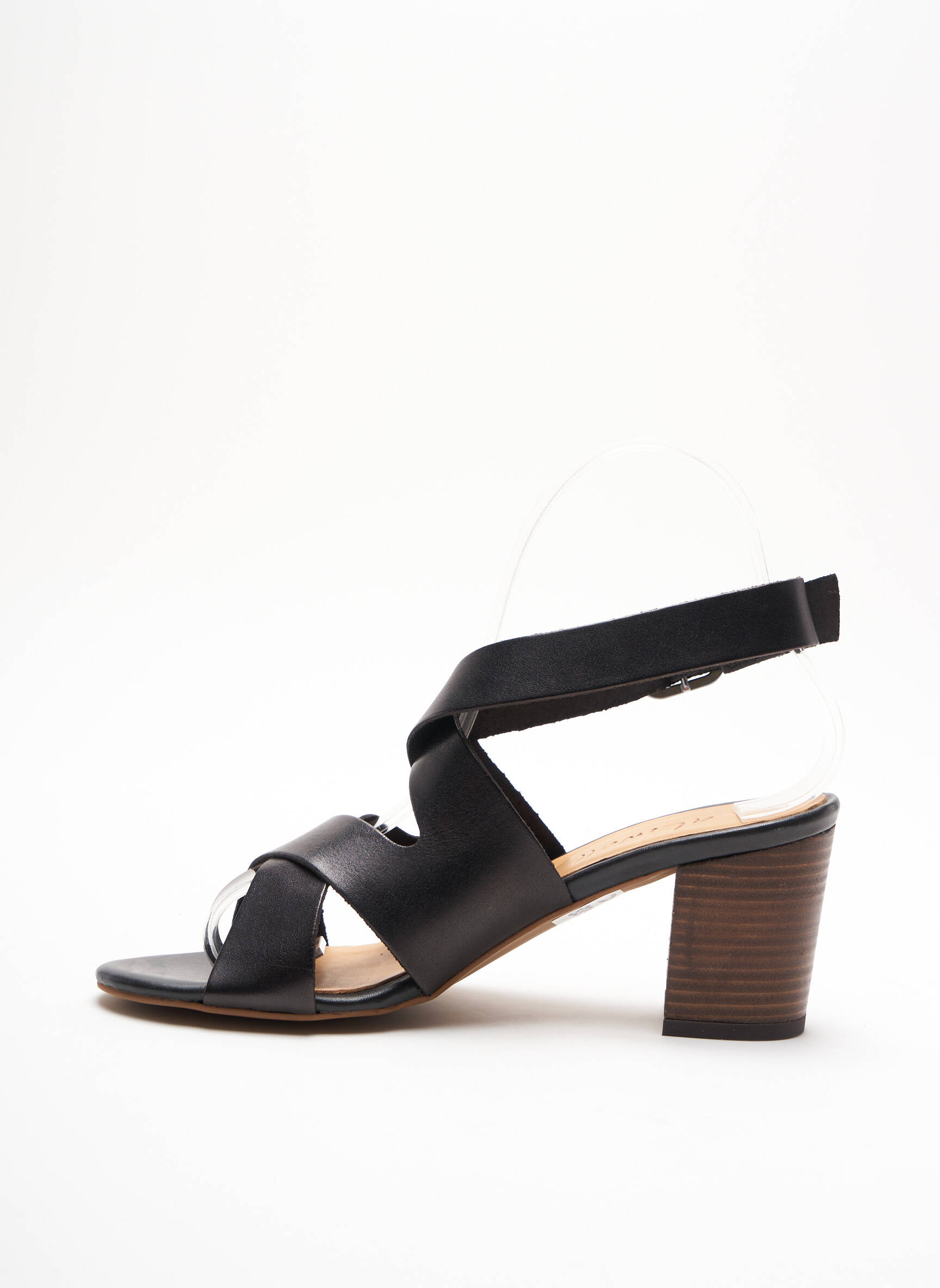 Aliwell Sandales Nu Pieds Femme couleur noir
