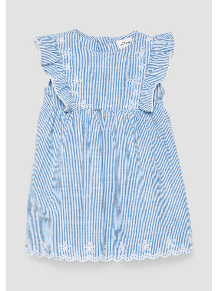 s.Oliver Kleid kurz in Blau günstig kaufen