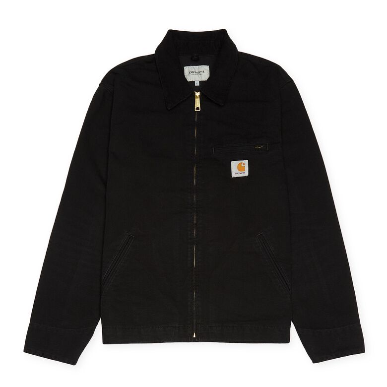 Carhartt WIP Detroit Jacket black aged canvas