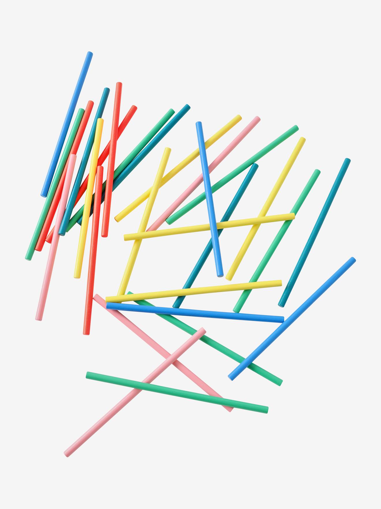 Jeu des baguettes de couleurs en bois FSC® multicolore