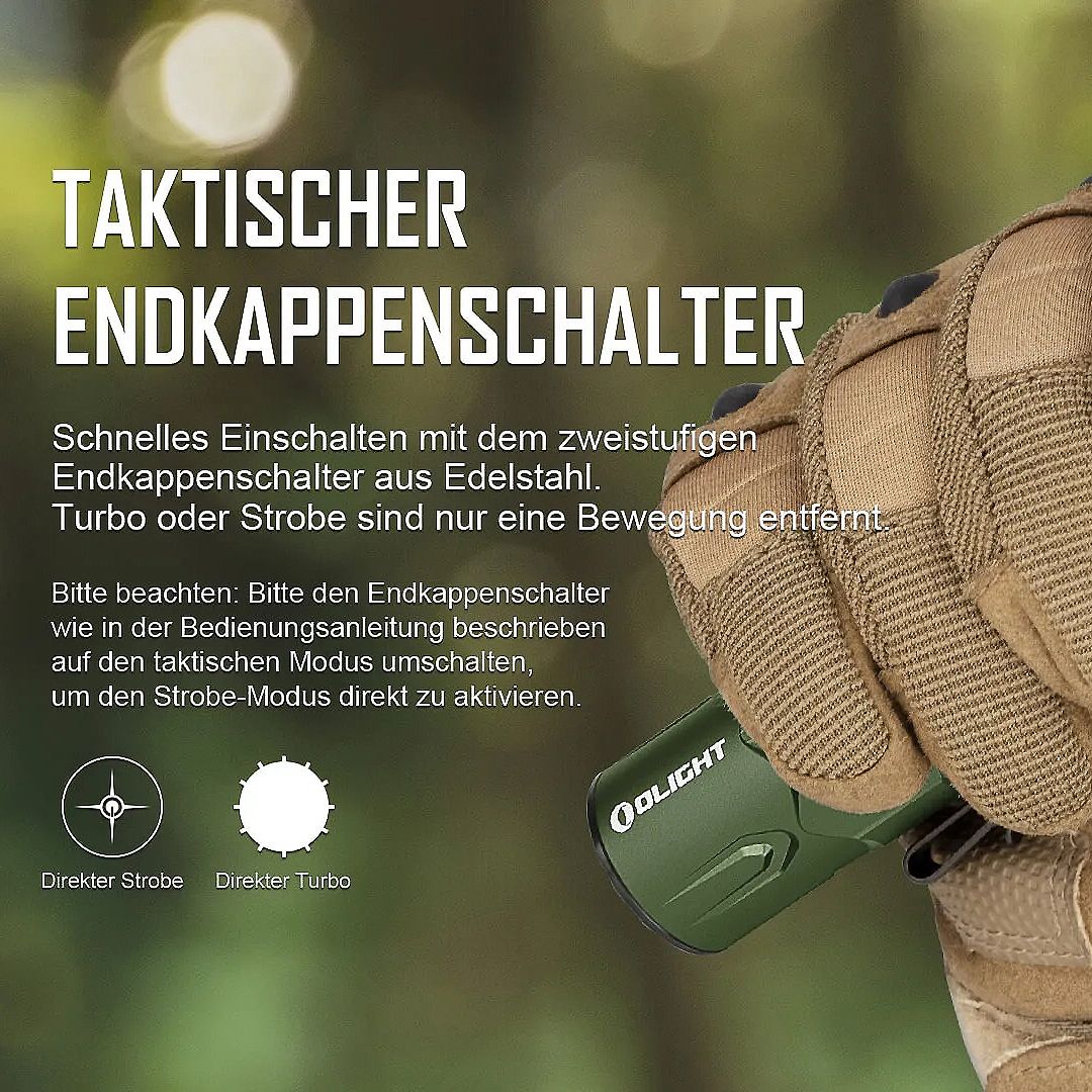 Warrior 3S Taktische LED Taschenlampe