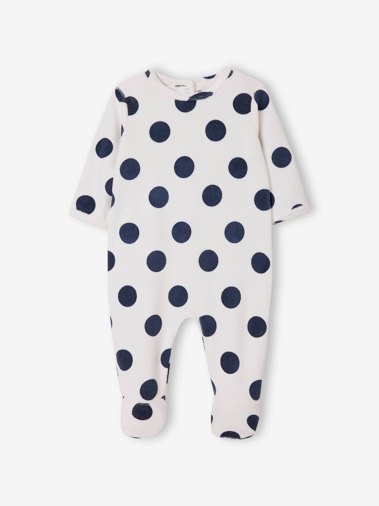 Lot de 3 dors-bien bébé en velours BASICS vert de gris