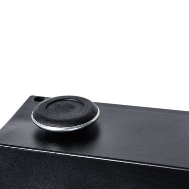 Melko Tischbein Tischbeine Tischgestell Tischkufen Möbelfuß 2er-Set Hairpin Leg Tischfüße aus Stahl in Schwarz Haarnadelbeine Esstisch Stützfuß Ständer Tischuntergestell HiFi Doppelt Lautsprecher Couchtisch Bankkufen Design Rechteck Industriedesign,