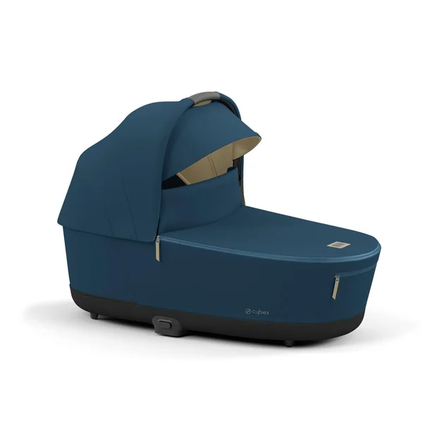Cybex Priam V4 stroller set mountain blue, frame chrome black