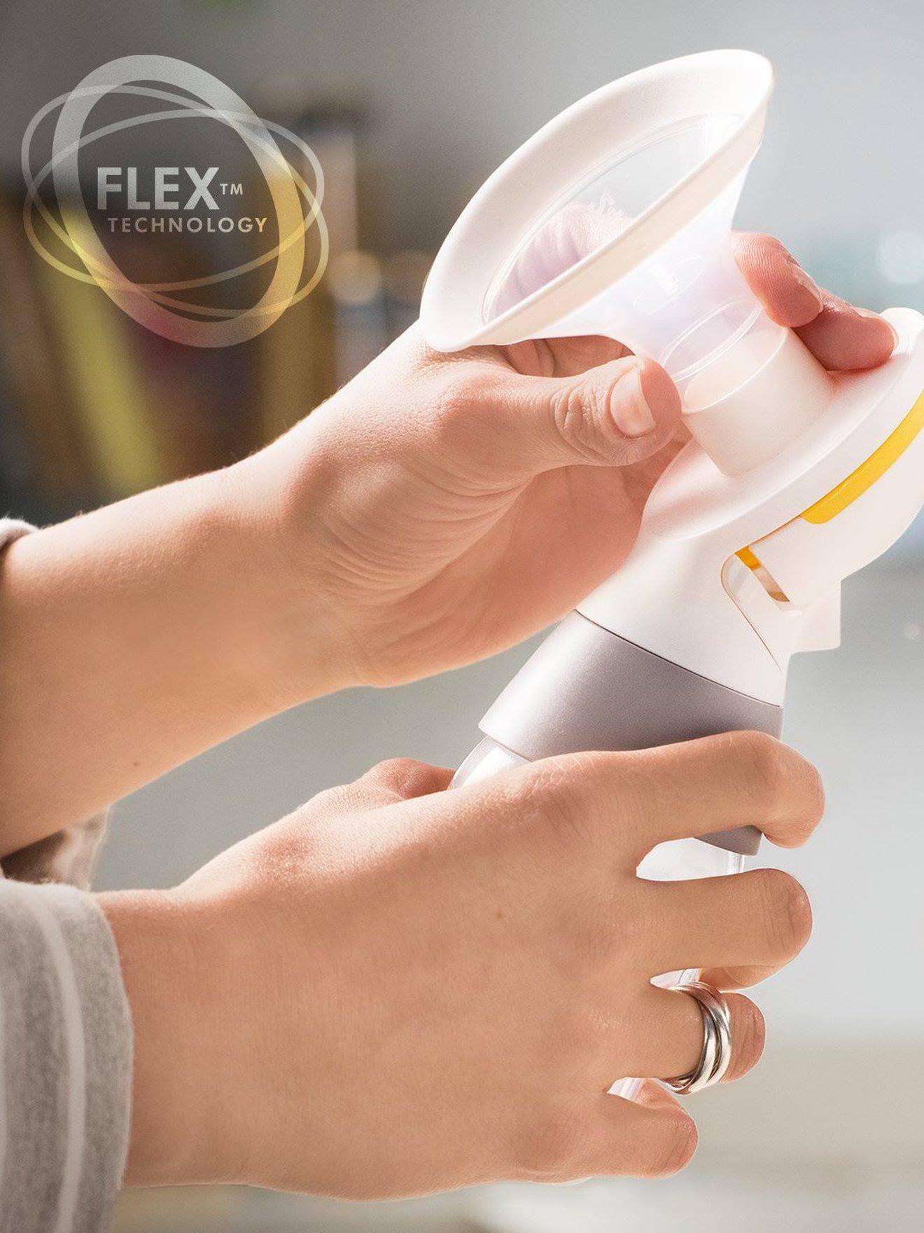 Tire-lait électrique rechargeable Solo MEDELA blanc/jaune