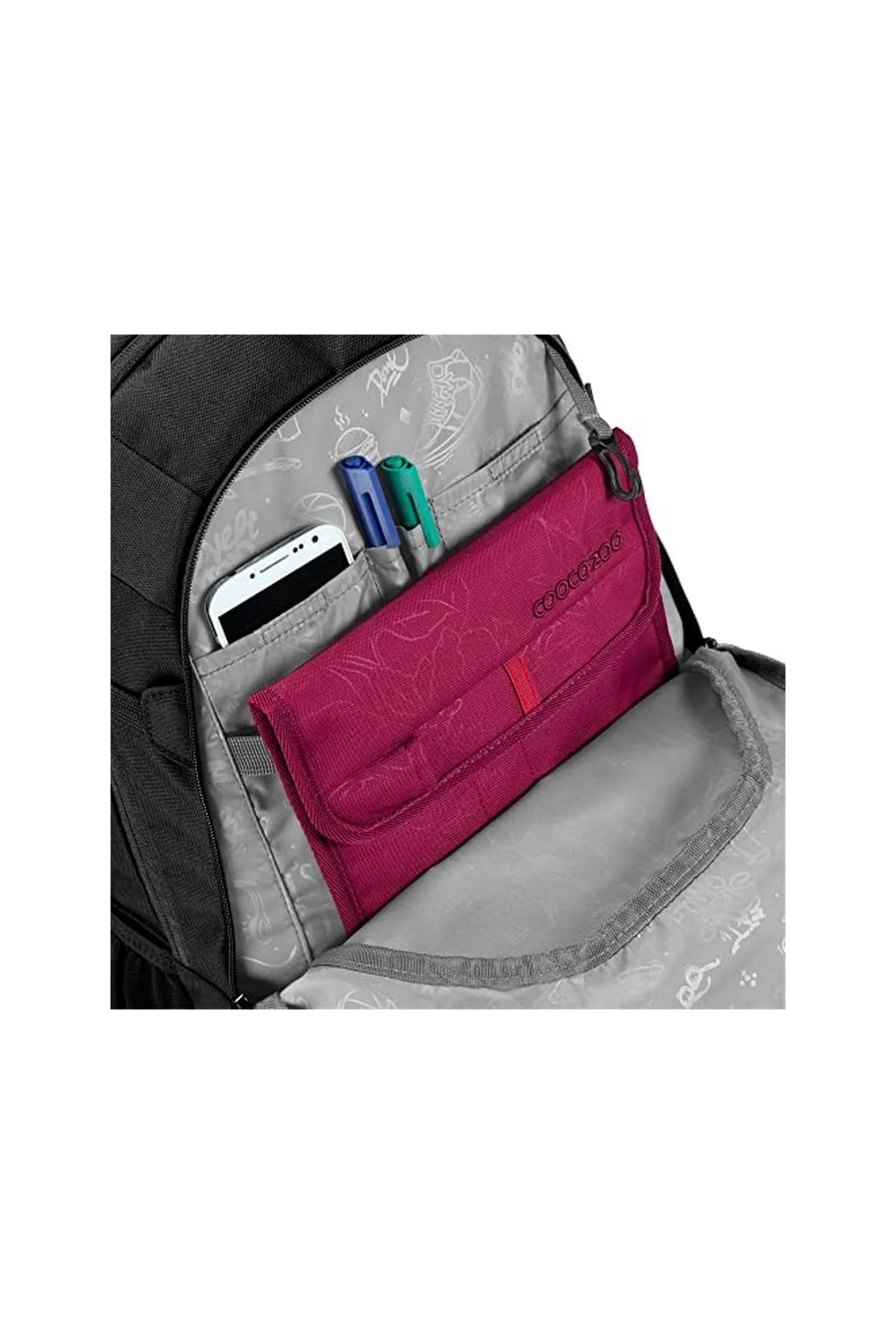 Coocazoo  Rucksack - Schwarz - Unifarben