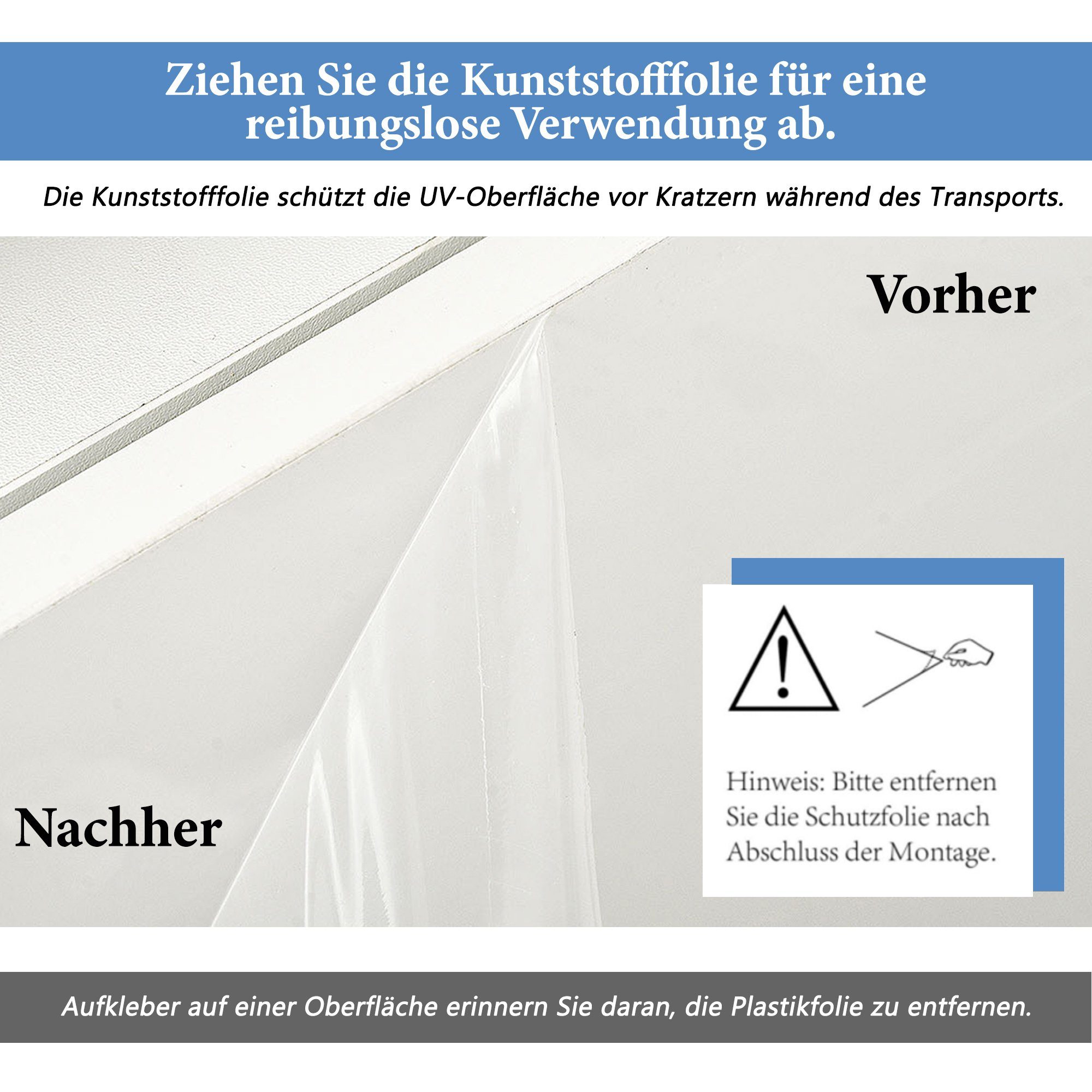 REDOM TV-Schrank Moderner weißer TV-Schrank (Hochglanz) mit 16-farbiger LED-Beleuchtung