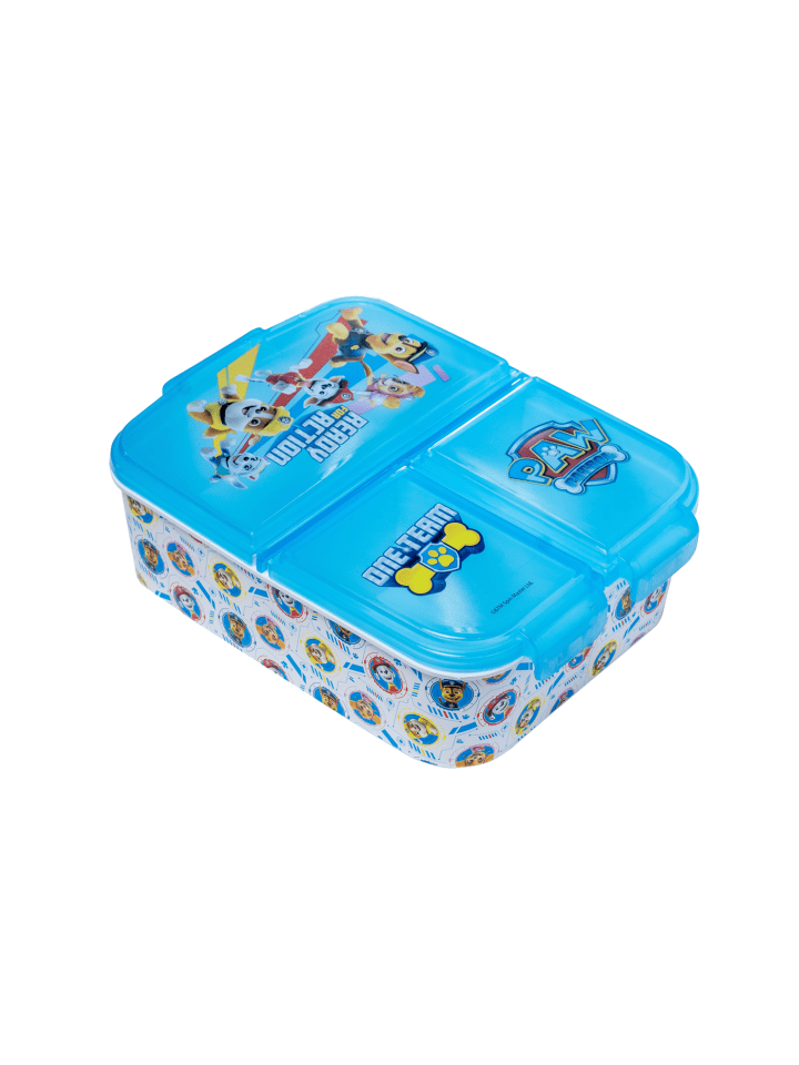 Paw Patrol Kinder Premium Brotdose Lunchbox mit 3 Fächern One Team in Weiß günstig kaufen onesize