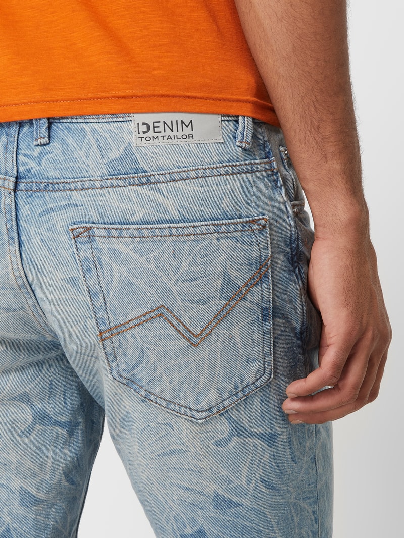 Regular Fit Jeansshorts aus Baumwolle in jeans