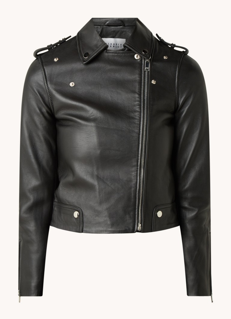 Jacheta Moto Claudie Pierlot Stretch Fermoar