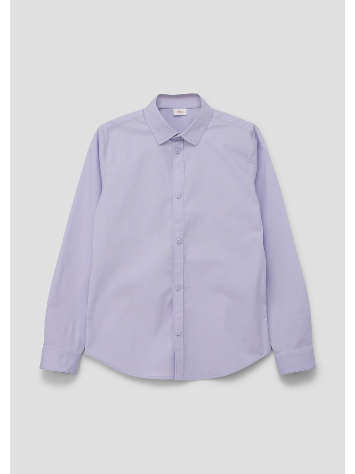 s.Oliver Hemd langarm in Lila günstig kaufen