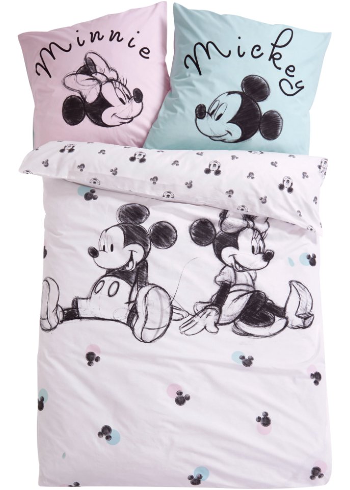 DS Mickey & Minnie Mouse Wendebettwäsche
