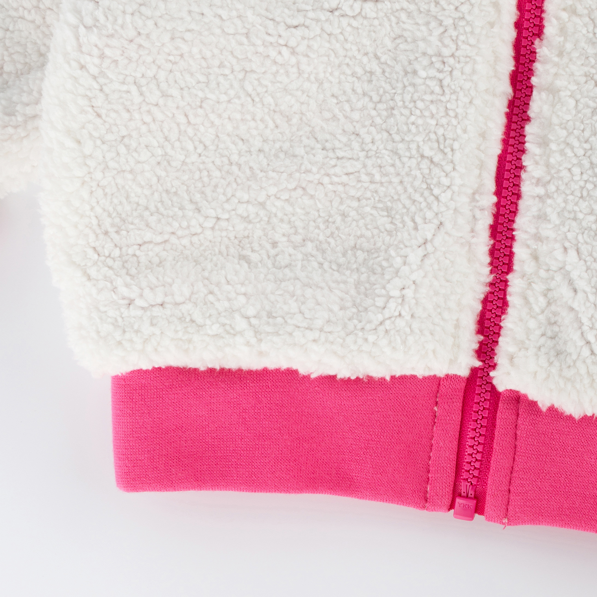 Baby Teddyjacke Lama, weiß