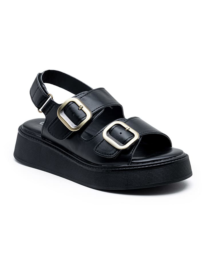 Foreverfolie Sandalen in Schwarz günstig kaufen