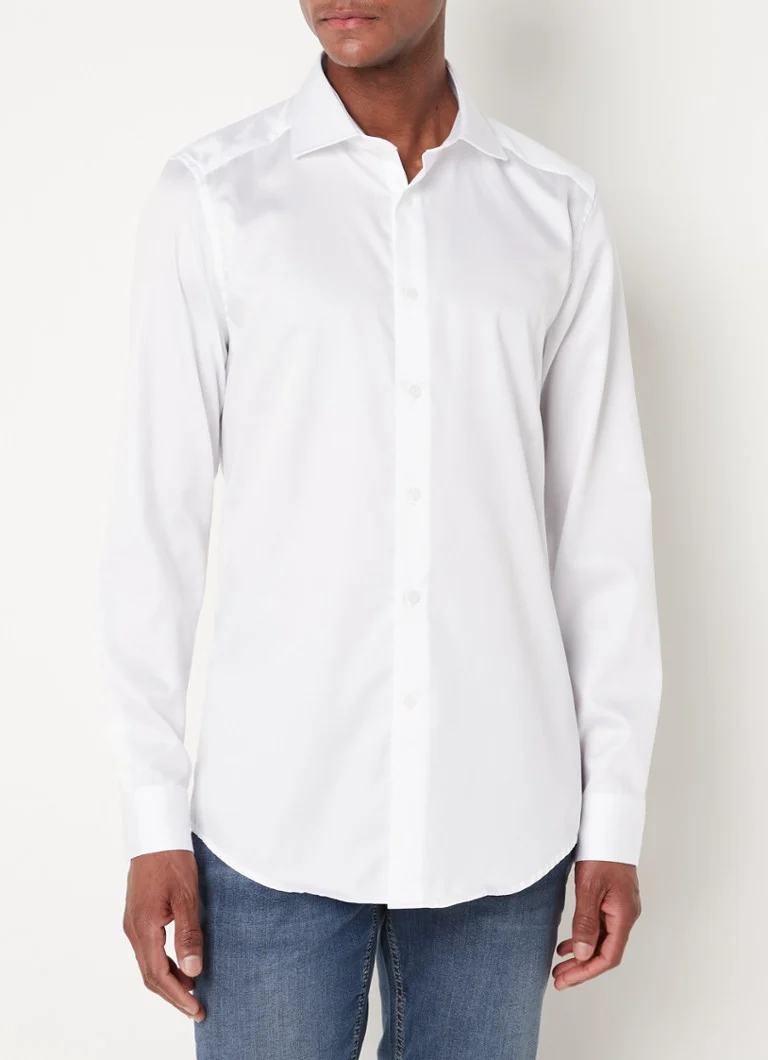 Slim fit srajca Reiss Remote s širokim ovratnikom