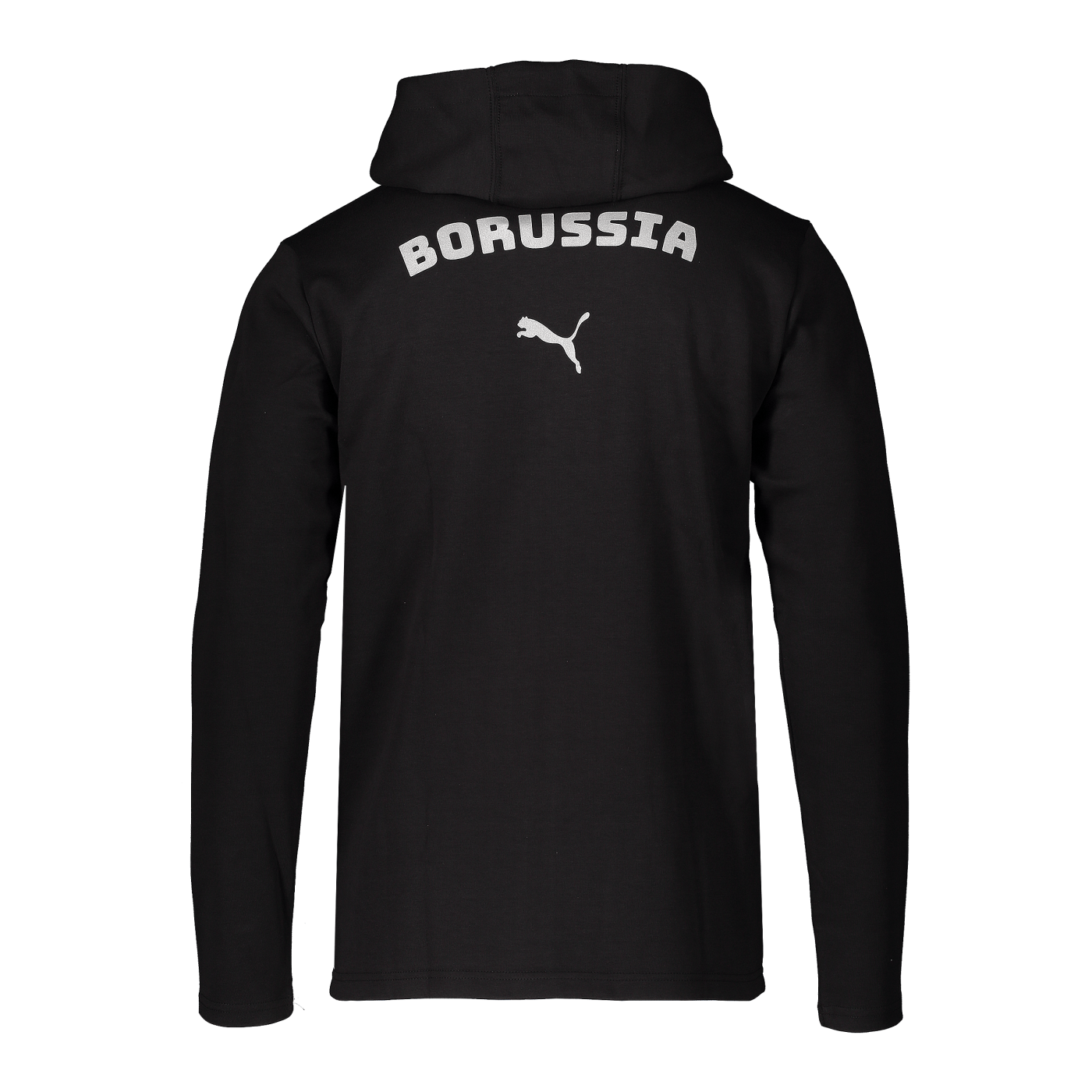 PUMA Borussia Mönchengladbach Kapuzenjacke mit Sponsor Schwarz F13