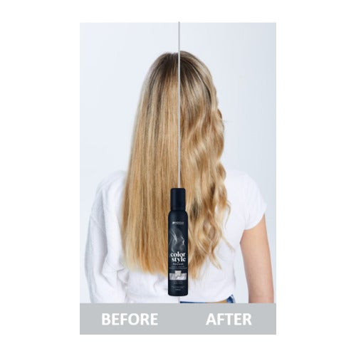 Mousse Indola Color Style 200 ml Argento