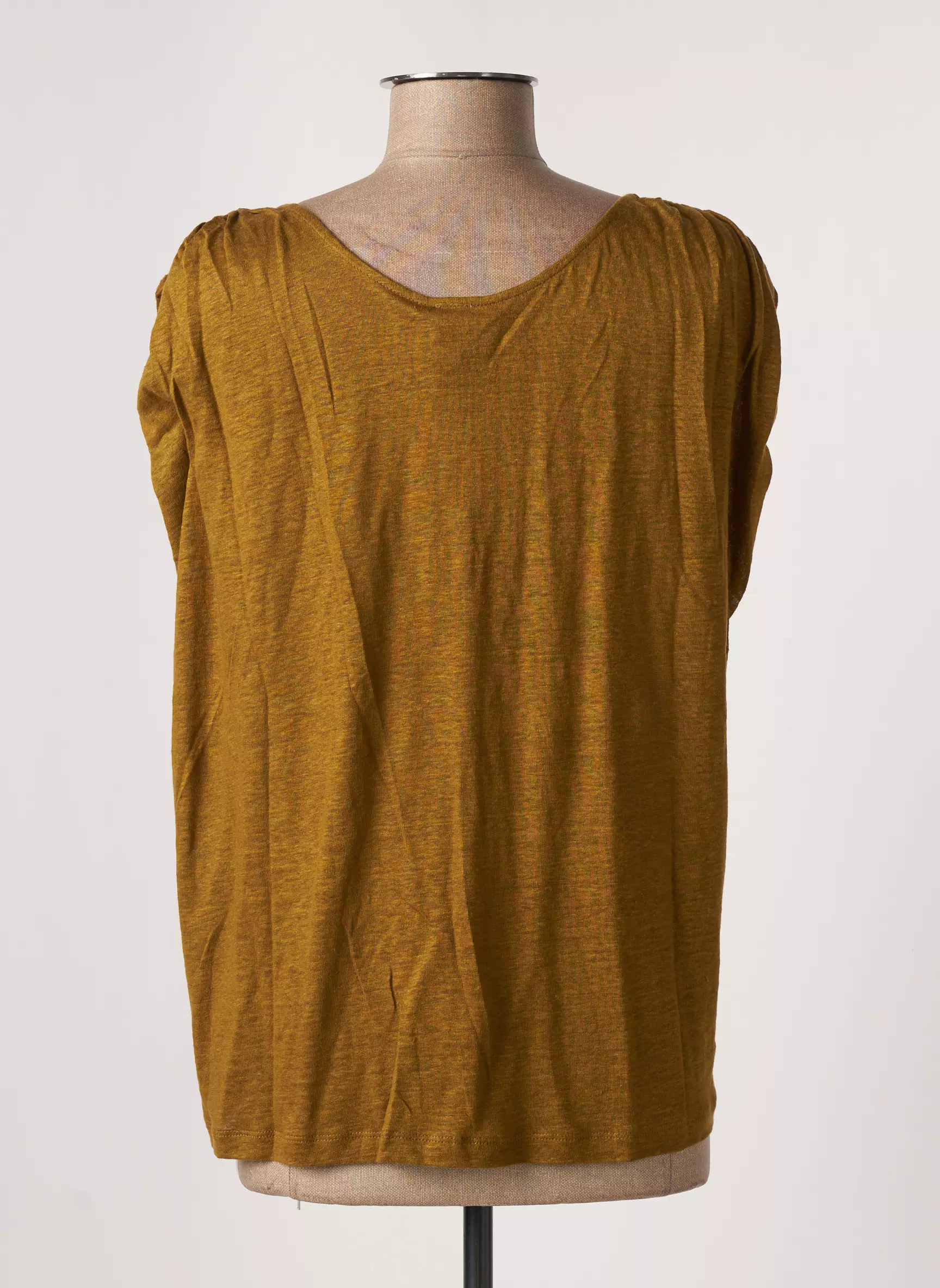 Des Petits Hauts Gilets Manches Courtes Femme couleur vert