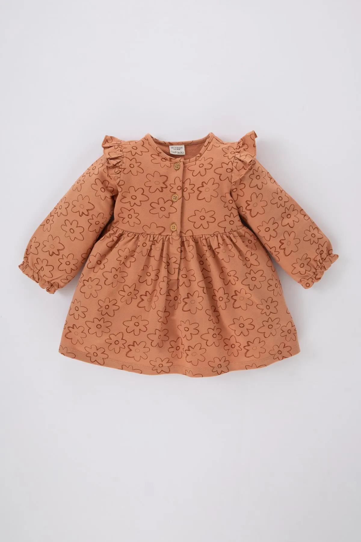 DeFacto  Geblümtes Langarmkleid für Babys