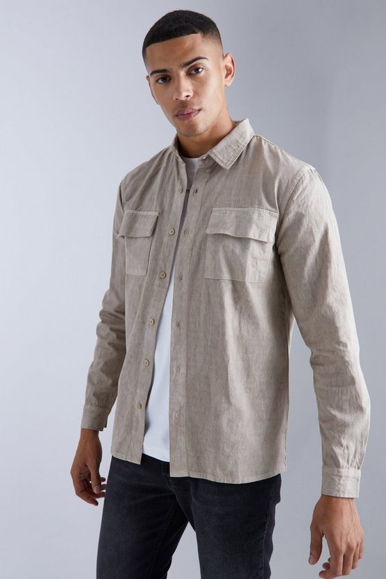 Oversize Twill Overshirt