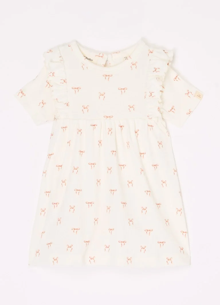 Lil 'Atelier NBFGavo ribbed tunic dress in organic cotton blend