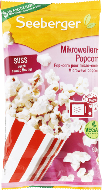 Seeberger Mikrowellen Popcorn süß