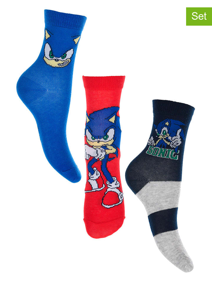 Sonic 3er-Set: Socken 