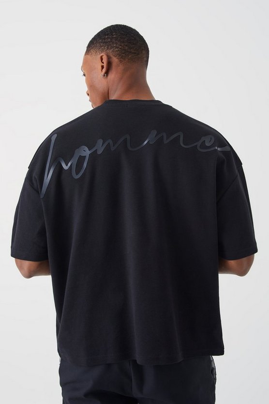 Kastiges Oversize T-Shirt mit Print