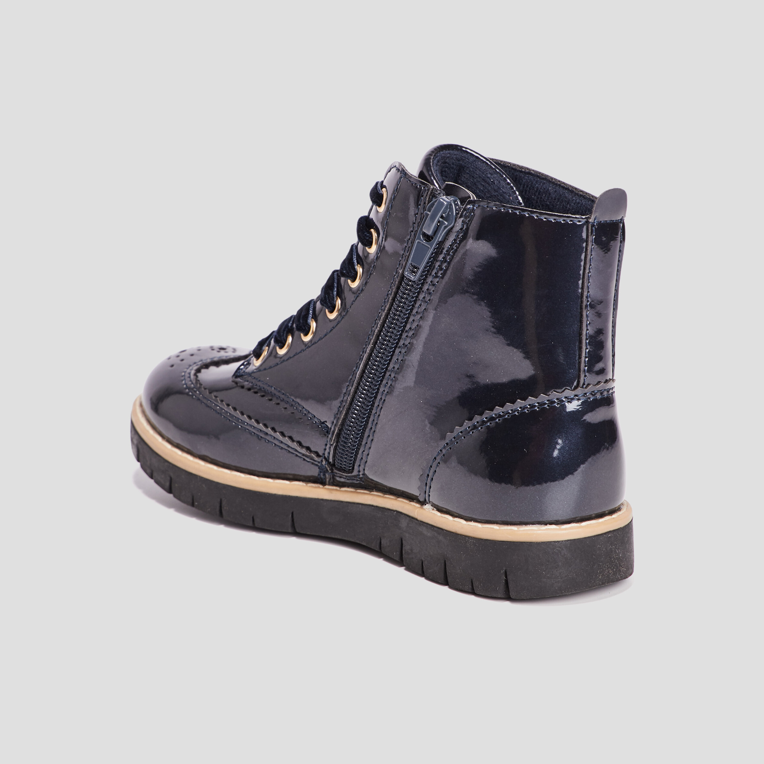 Bottines vernies LuluCastagnette bleu marine fille | La Halle