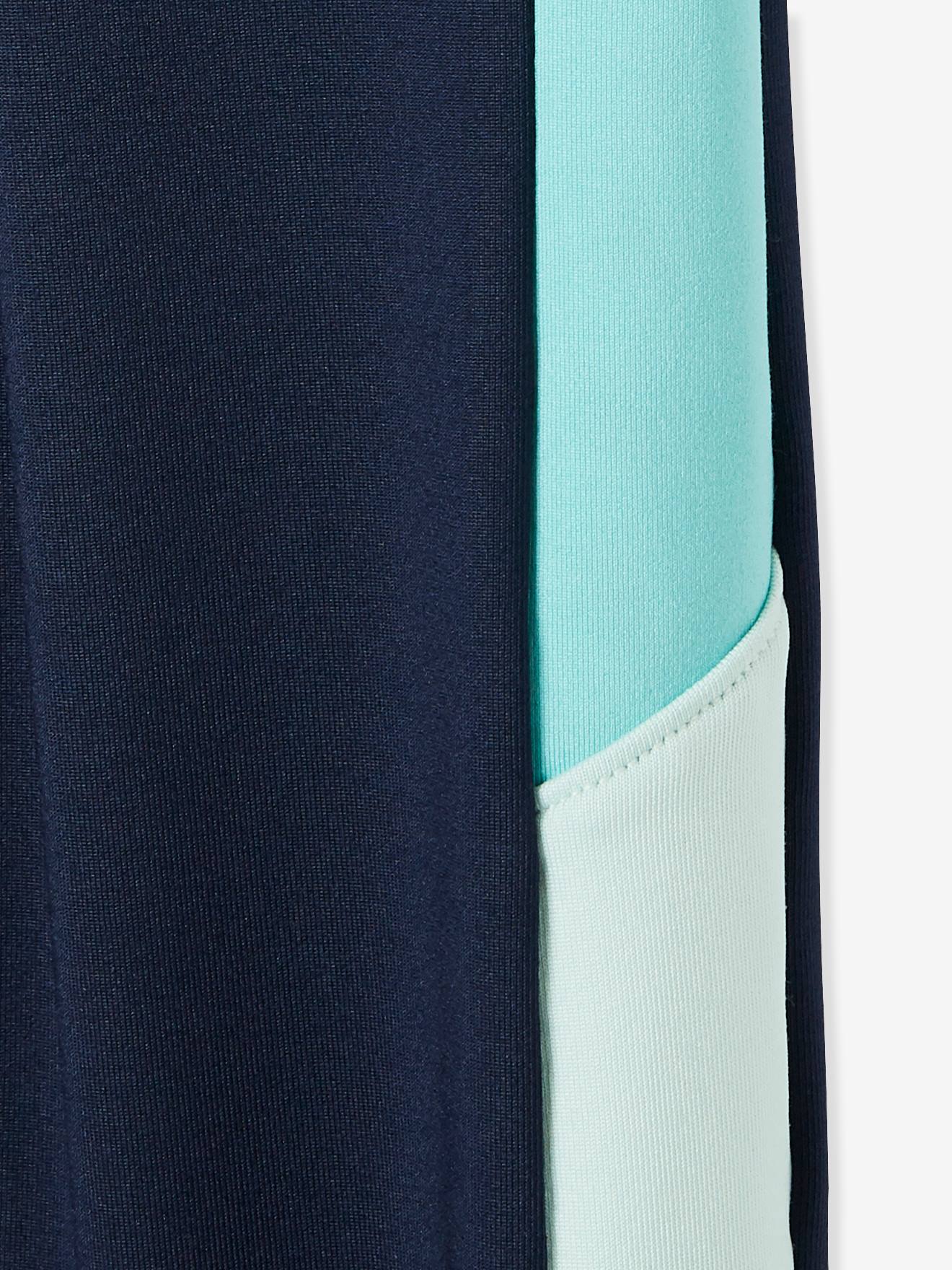 Legging fille bandes color-block. encre