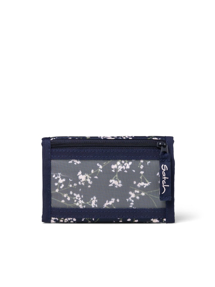 Satch Geldbeutel Bloomy Breeze in Blau/Rosa günstig kaufen onesize