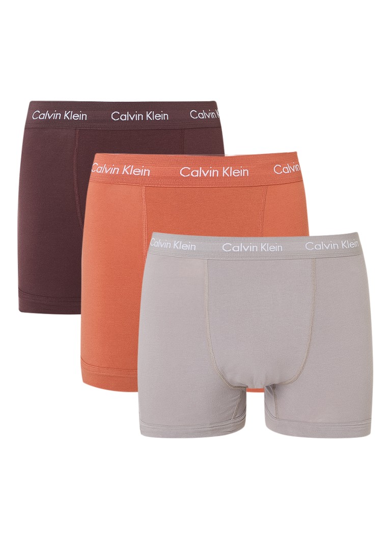 Calvin Klein pamučne rastezljive bokserice s logom u struku, pakiranje od 3 komada